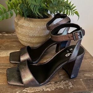 Mix No. 6 Leil Sandal - Pewter Metallic/Camouflage Reflective Synthetic